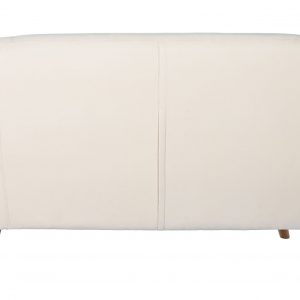 sofa nordico en blanco con las patas de madera