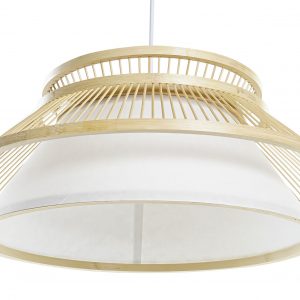 Las lámparas de bambú blanco son una forma ideal para agregar un toque de estilo moderno y contemporáneo a cualquier espacio. Estas lámparas están hechas de bambú natural y ofrecen una iluminación cálida y acogedora