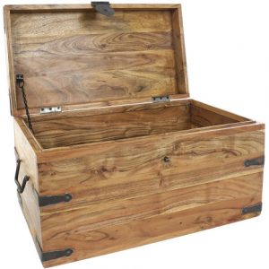 abricado con madera de alta calidad, este baúl ofrece un estilo único, un diseño duradero y una resistencia sin igual.
