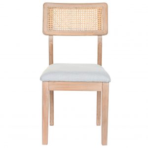 Esta silla de diseño moderno es una excelente opción para actualizar la decoración de su hogar. Está hecha de madera de calidad y su acabado gris le da un toque contemporáneo a cualquier habitación.