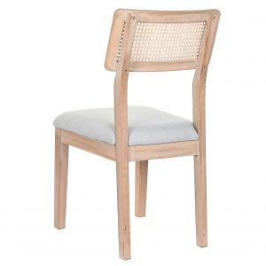 Esta silla de diseño moderno es una excelente opción para actualizar la decoración de su hogar. Está hecha de madera de calidad y su acabado gris le da un toque contemporáneo a cualquier habitación.