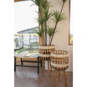¿Estás buscando la mejor solución para añadir un toque natural a tu hogar? ¡Un macetero de bambú es la respuesta! Estos maceteros de bambú son perfectos para los amantes de la decoración y del jardín.