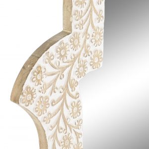 ¡Llévate un pedazo de la tradición árabe a tu hogar con el Espejo en Forma de Mano Hamsa! Esta hermosa pieza decorativa ofrece una combinación única de estilo clásico y moderno
