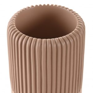 El vaso de cemento terracota  , con su diseño sofisticado  , se convertirá en un accesorio indispensable en tu baño. Está fabricado de cemento
